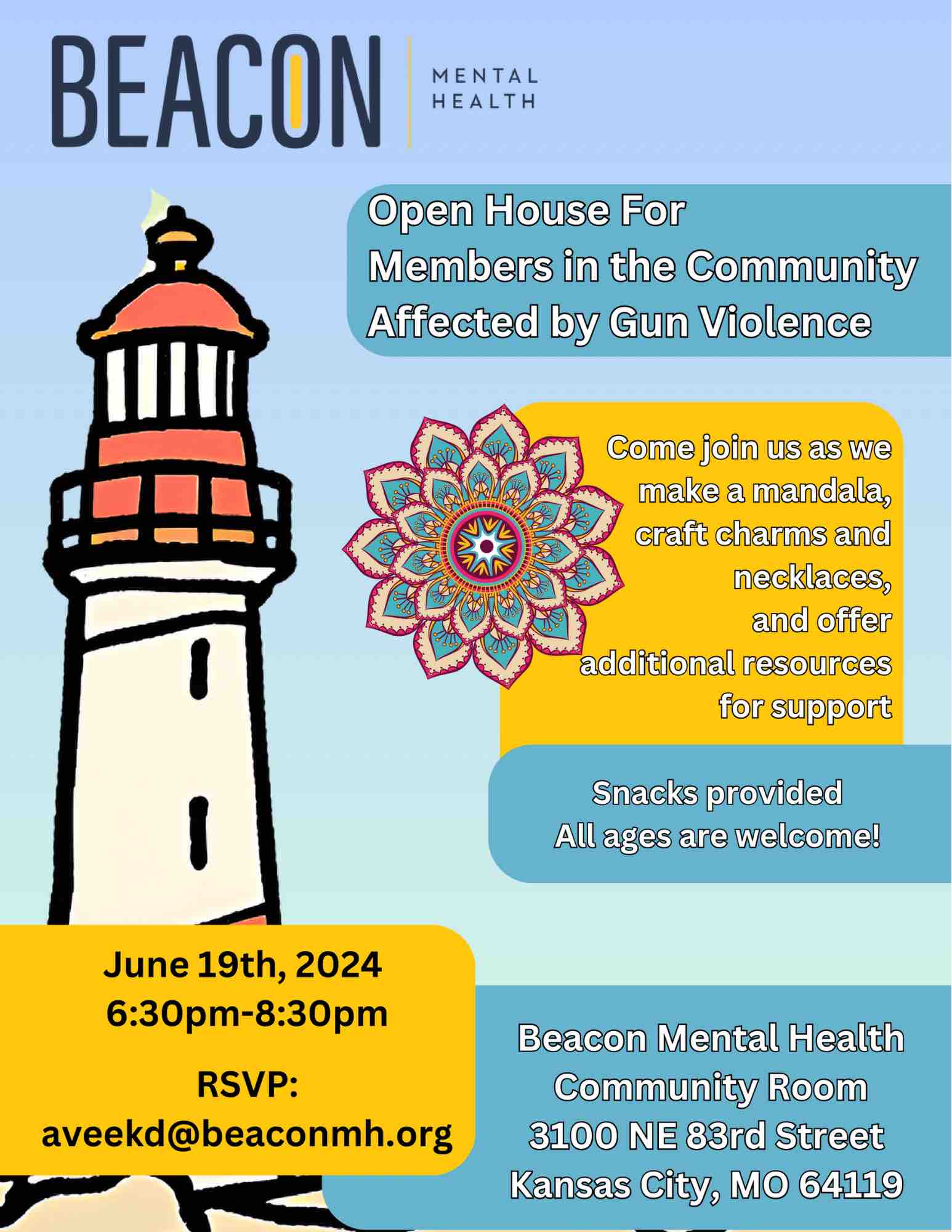 Art Therapy Open House for Community Members